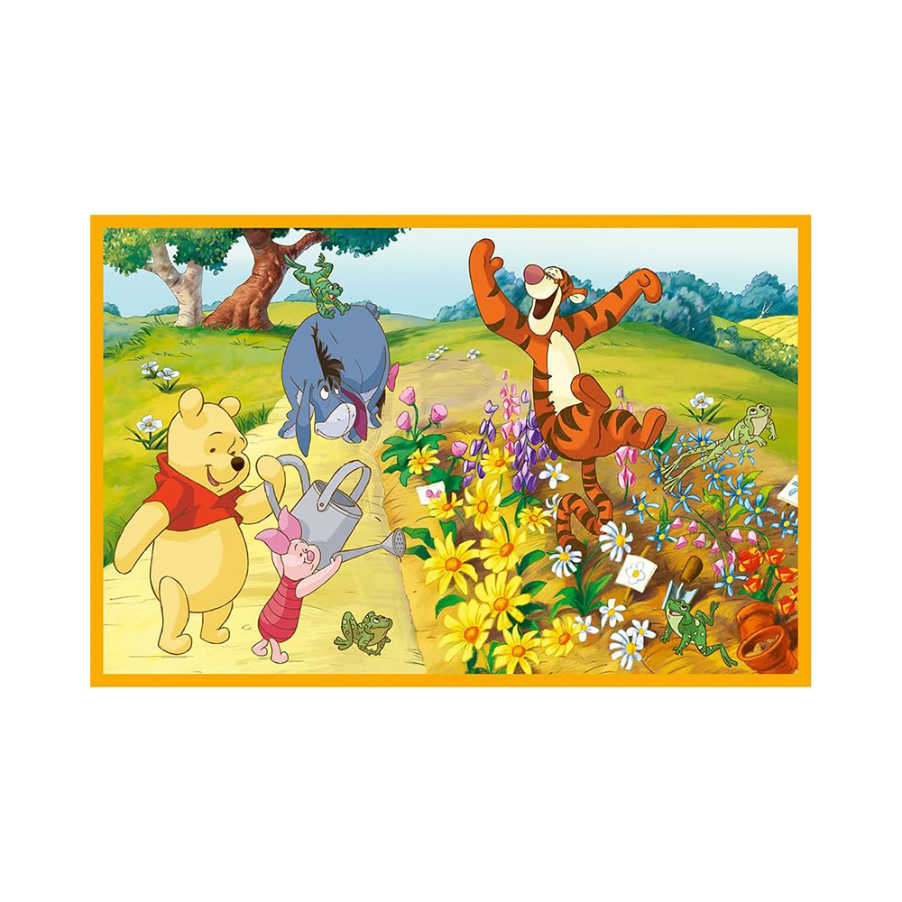 Trefl Puzzles - 2x24 - Day in the garden/ Disney Winnie the Pooh_FSC Mix 70% - Image 3