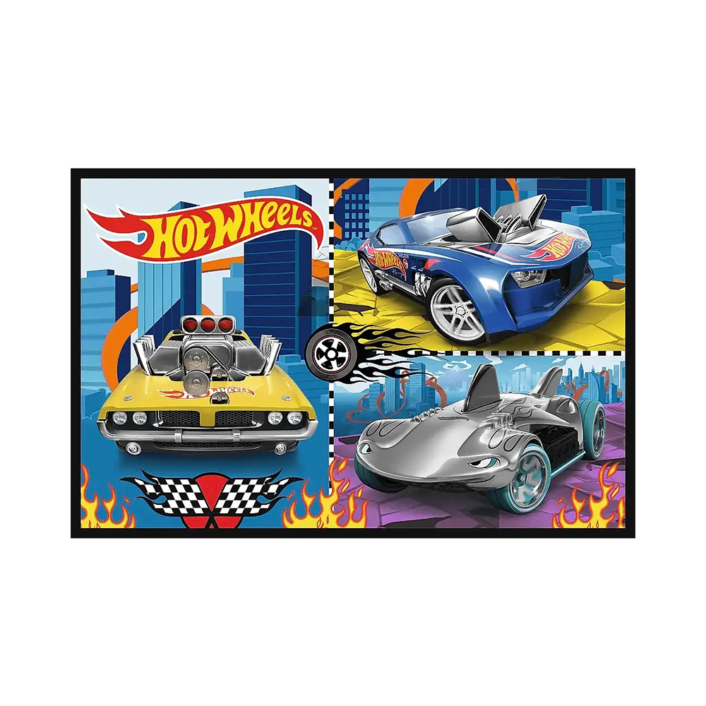 Trefl Puzzles - 2x70 - Toy cars / Hot Wheels_FSC Mix 70% - Image 3