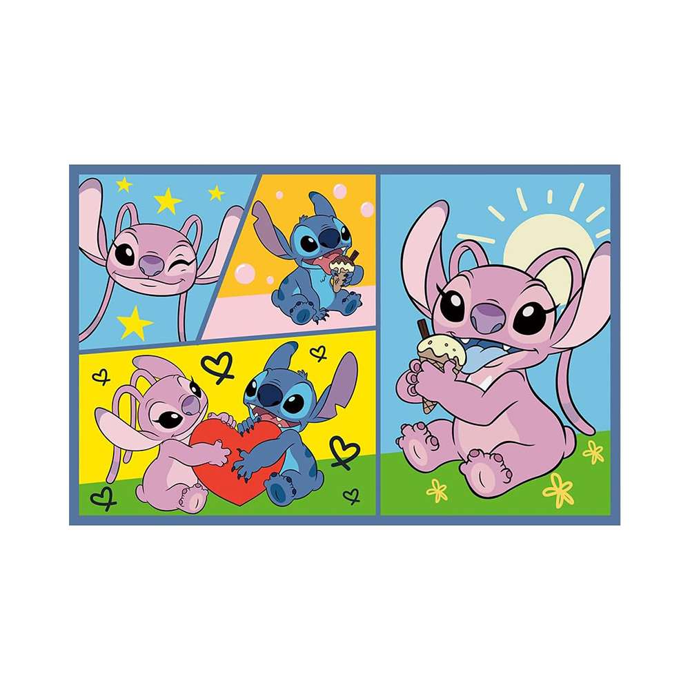Trefl Puzzles - 2x70 - Theres no boredom with Stitch / Disney Lilo&Stitch_FSC Mix 70% - Image 2