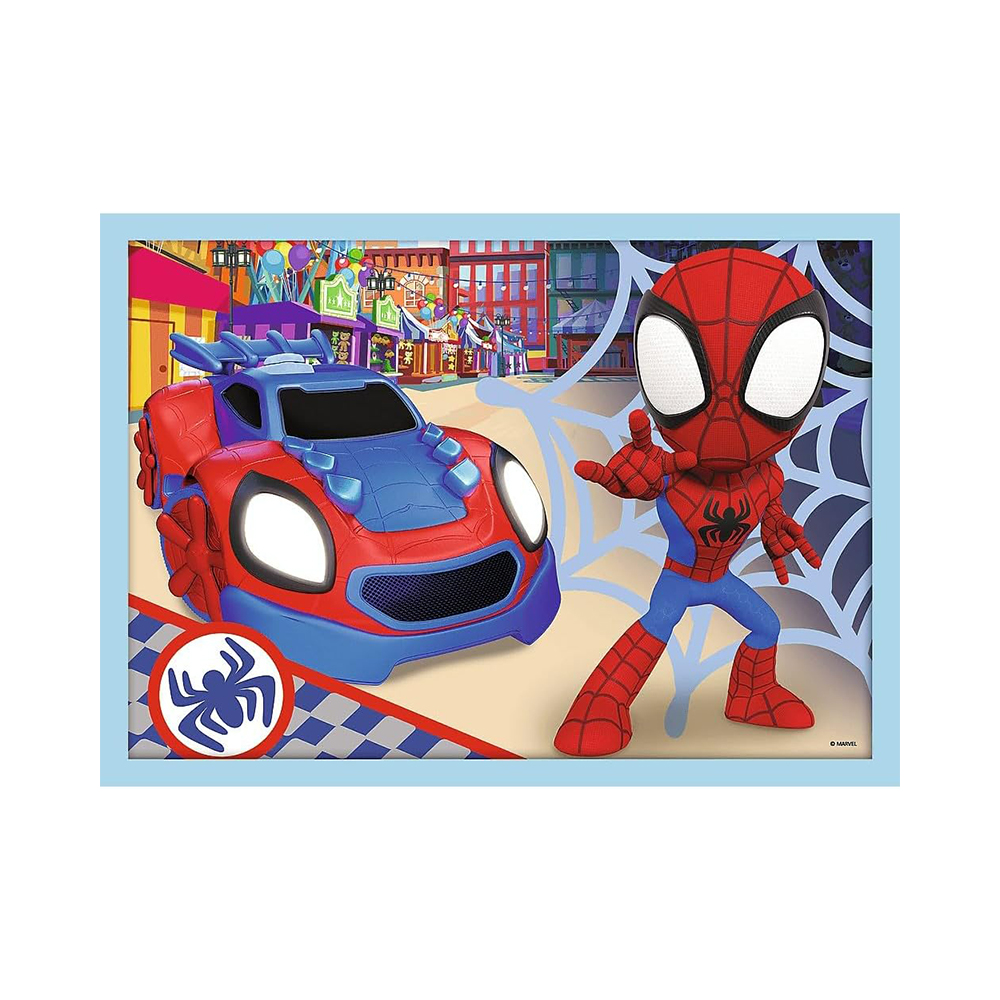 Trefl Puzzles - 4in1 (12, 15, 20, 24) - Spidays team / Spiday and his Amazing Friends - Image 3