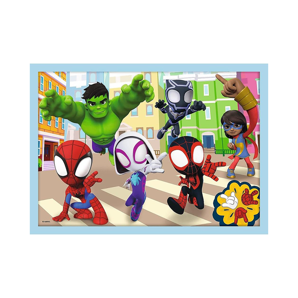 Trefl Puzzles - 4in1 (12, 15, 20, 24) - Spidays team / Spiday and his Amazing Friends - Image 4
