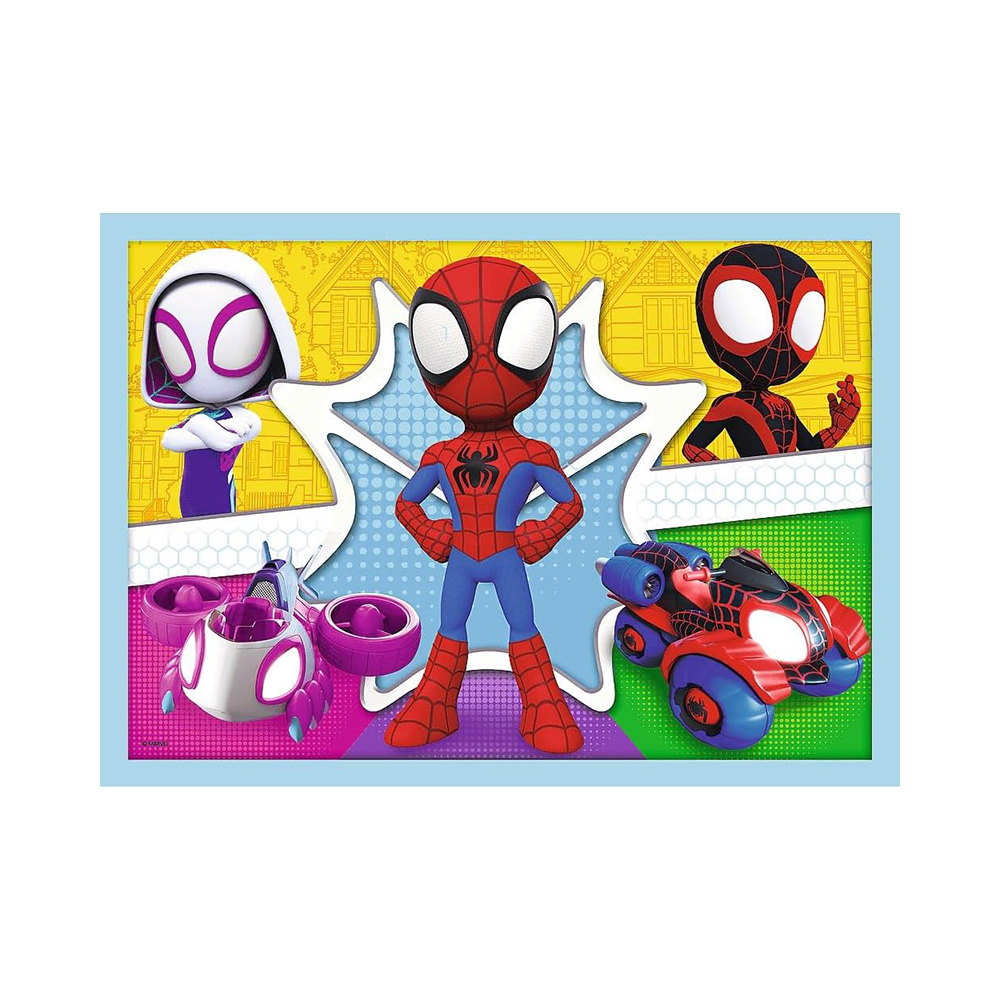 Trefl Puzzles - 4in1 (12, 15, 20, 24) - Spidays team / Spiday and his Amazing Friends - Image 5