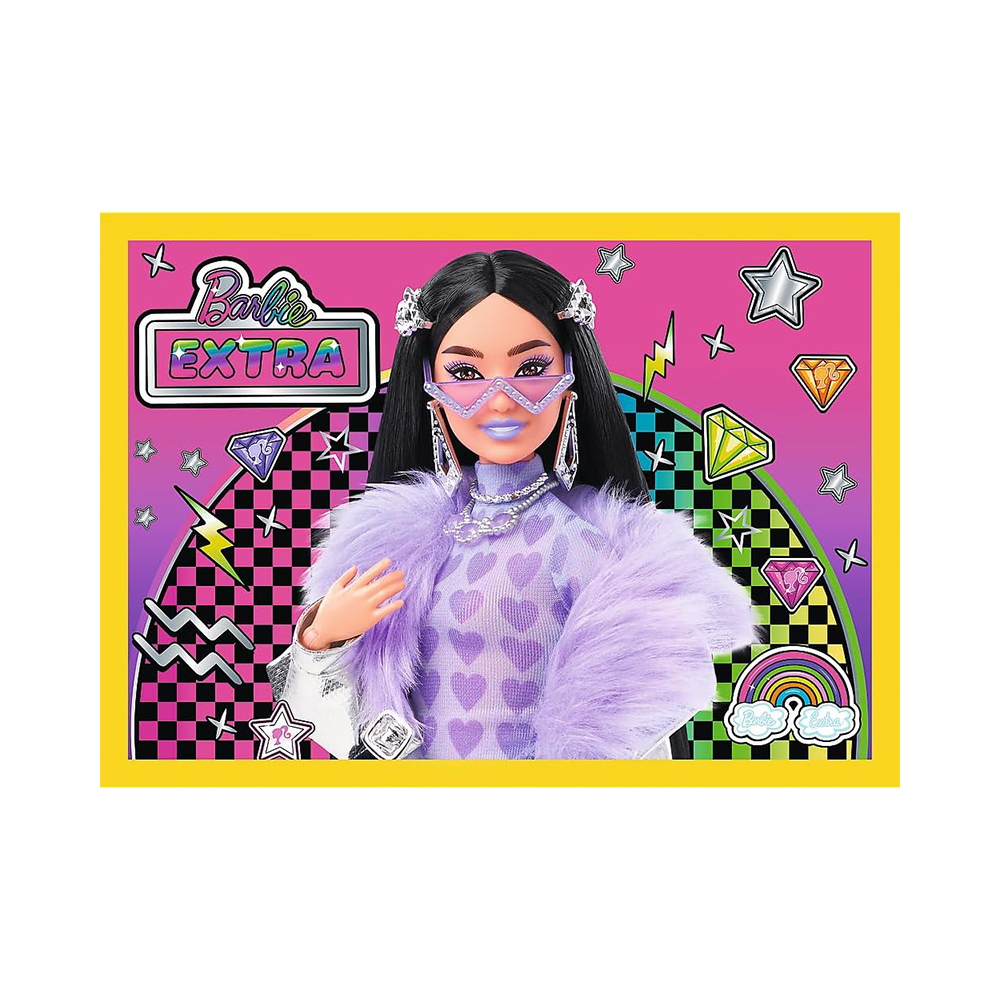 Trefl Puzzles - 4in1 - Happy world of Barbie / Mattel, Barbie - Image 2