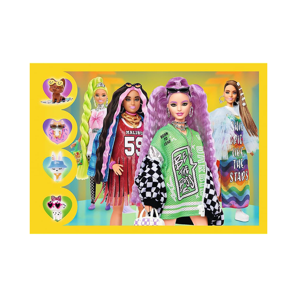Trefl Puzzles - 4in1 - Happy world of Barbie / Mattel, Barbie - Image 4