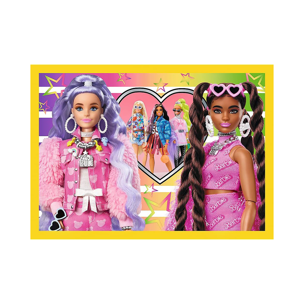 Trefl Puzzles - 4in1 - Happy world of Barbie / Mattel, Barbie - Image 5