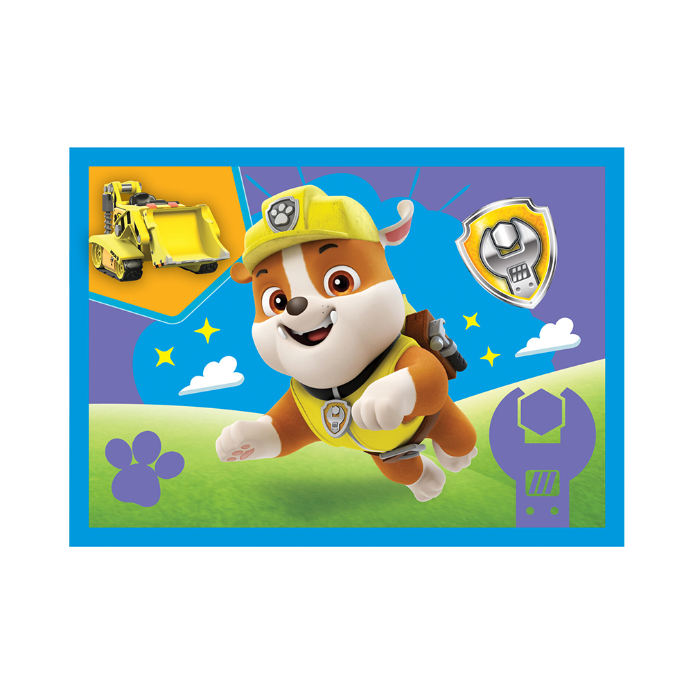 Trefl Puzzles - 4in1 (12, 15, 20, 24) - Running Pupies / Viacom PAW Patrol - Image 2