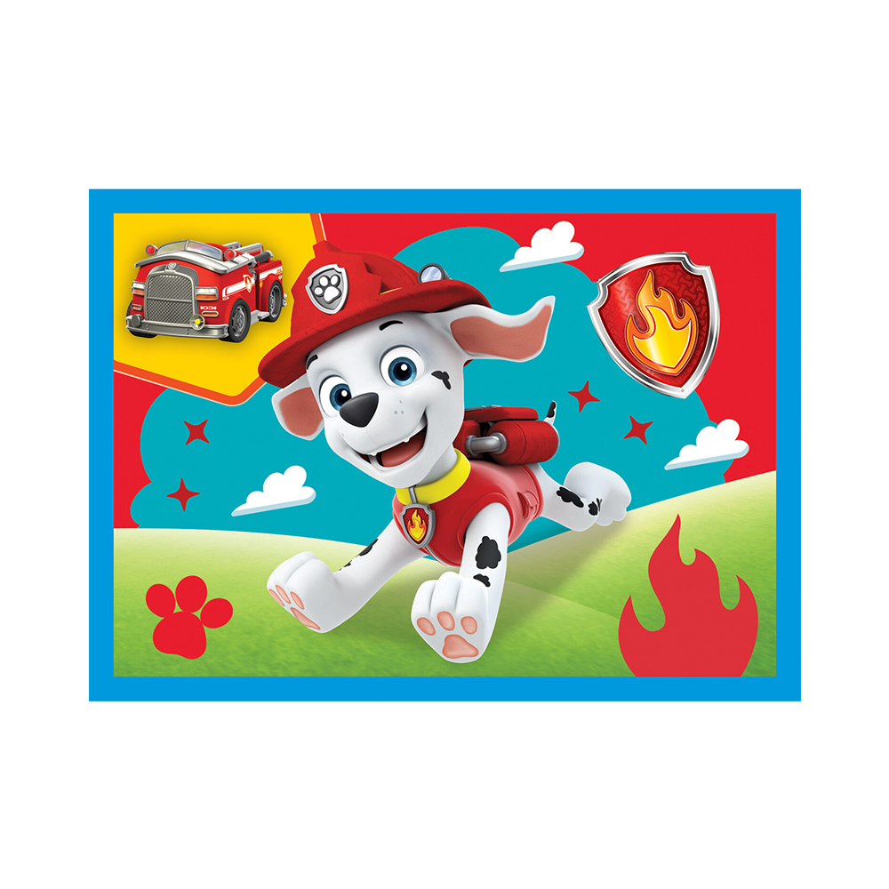 Trefl Puzzles - 4in1 (12, 15, 20, 24) - Running Pupies / Viacom PAW Patrol - Image 5