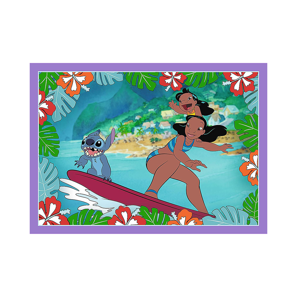 Trefl Puzzles - 4in1 - Lilo&Stitchs crazy day / Disney Lilo&Stitch - Image 2