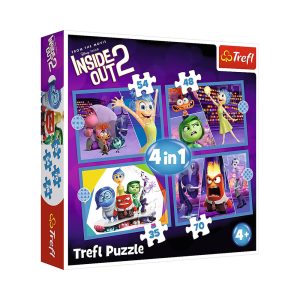 Trefl Puzzles - 4in1 - Emotions rule / Disney Inside Out 2
