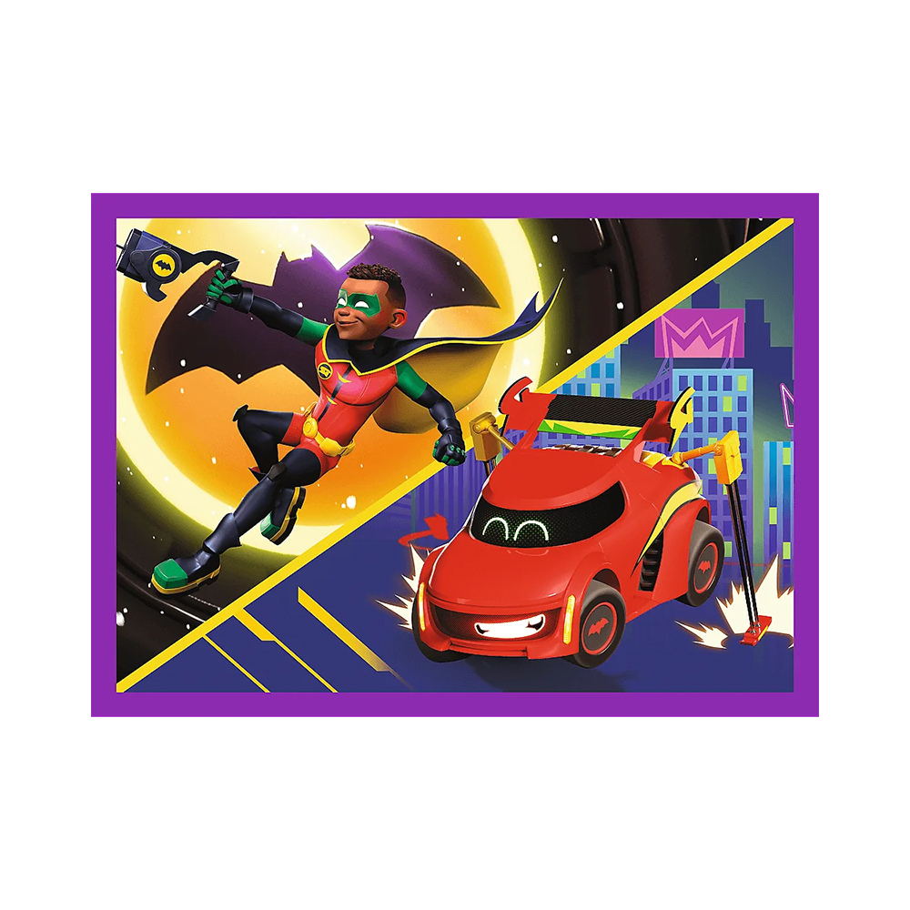 Trefl Puzzles - 4in1 - Meet Batwheels / Warner Batwheels - Image 3