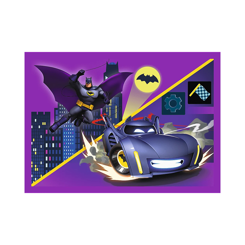Trefl Puzzles - 4in1 - Meet Batwheels / Warner Batwheels - Image 5