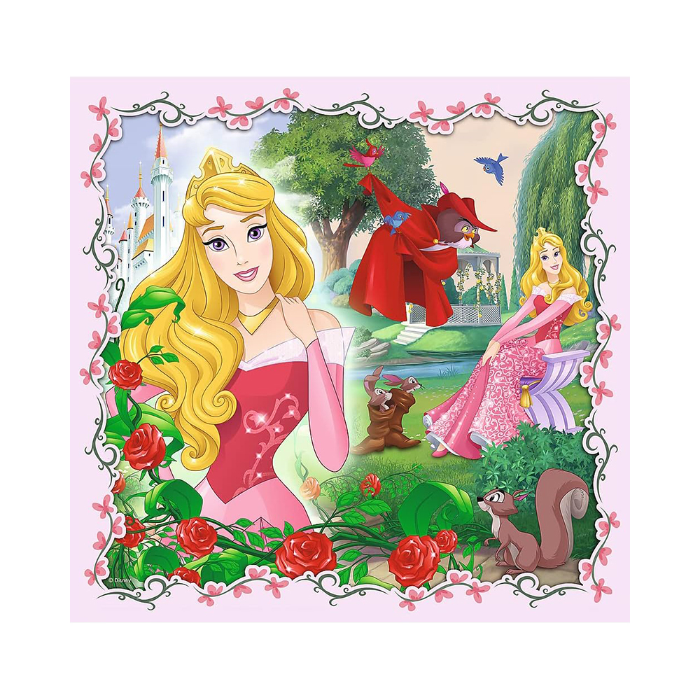 Trefl Puzzles - 3in1 - Rapunzel, Aurora and Ariel / Disney Princess - Image 2