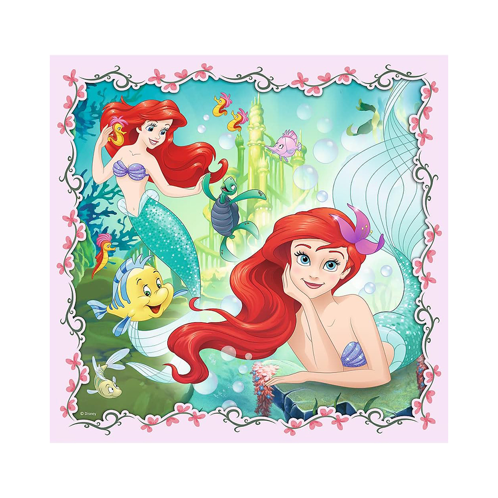 Trefl Puzzles - 3in1 - Rapunzel, Aurora and Ariel / Disney Princess - Image 3