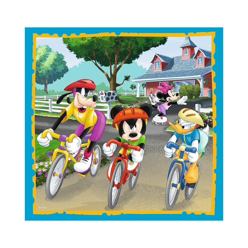 Trefl Puzzles - 3in1 - Mickey Mouse with friends / Disney Standard Characters - Image 2