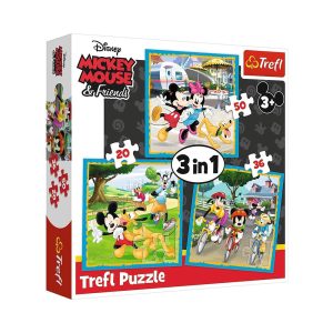 Trefl Puzzles - 3in1 - Mickey Mouse with friends / Disney Standard Characters