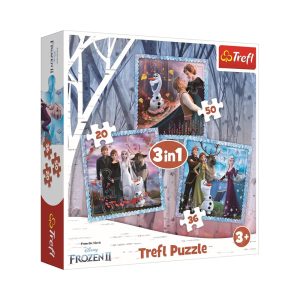 Trefl Puzzles - 3in1 - The magical story / Disney Frozen 2