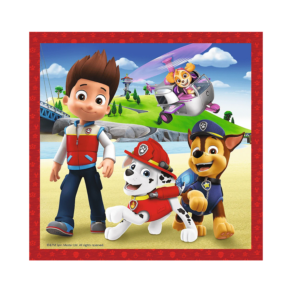 Trefl Puzzles - 3in1 - Happy dogs Paw Patrol / Viacom PAW Patrol - Image 4