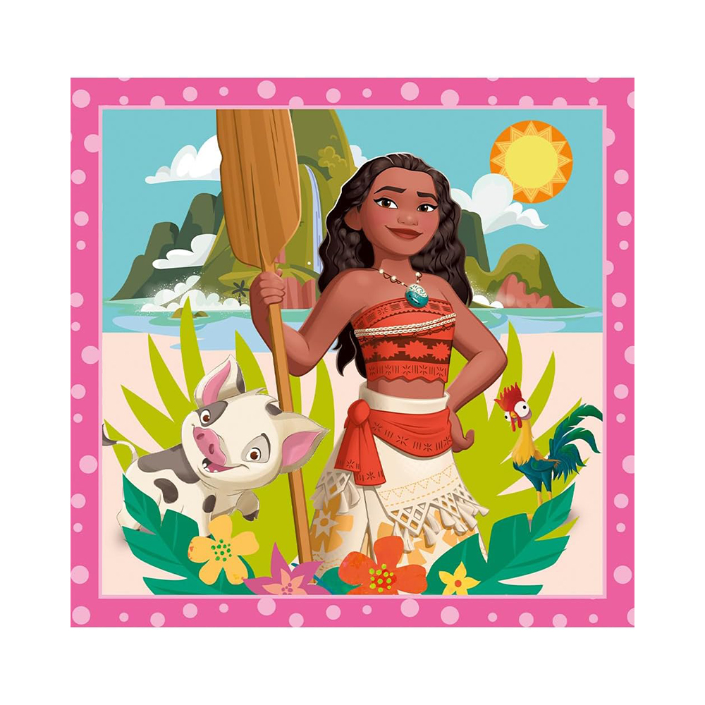 Trefl Puzzles - 3in1 - Beautiful flowers / Disney Princess - Image 3