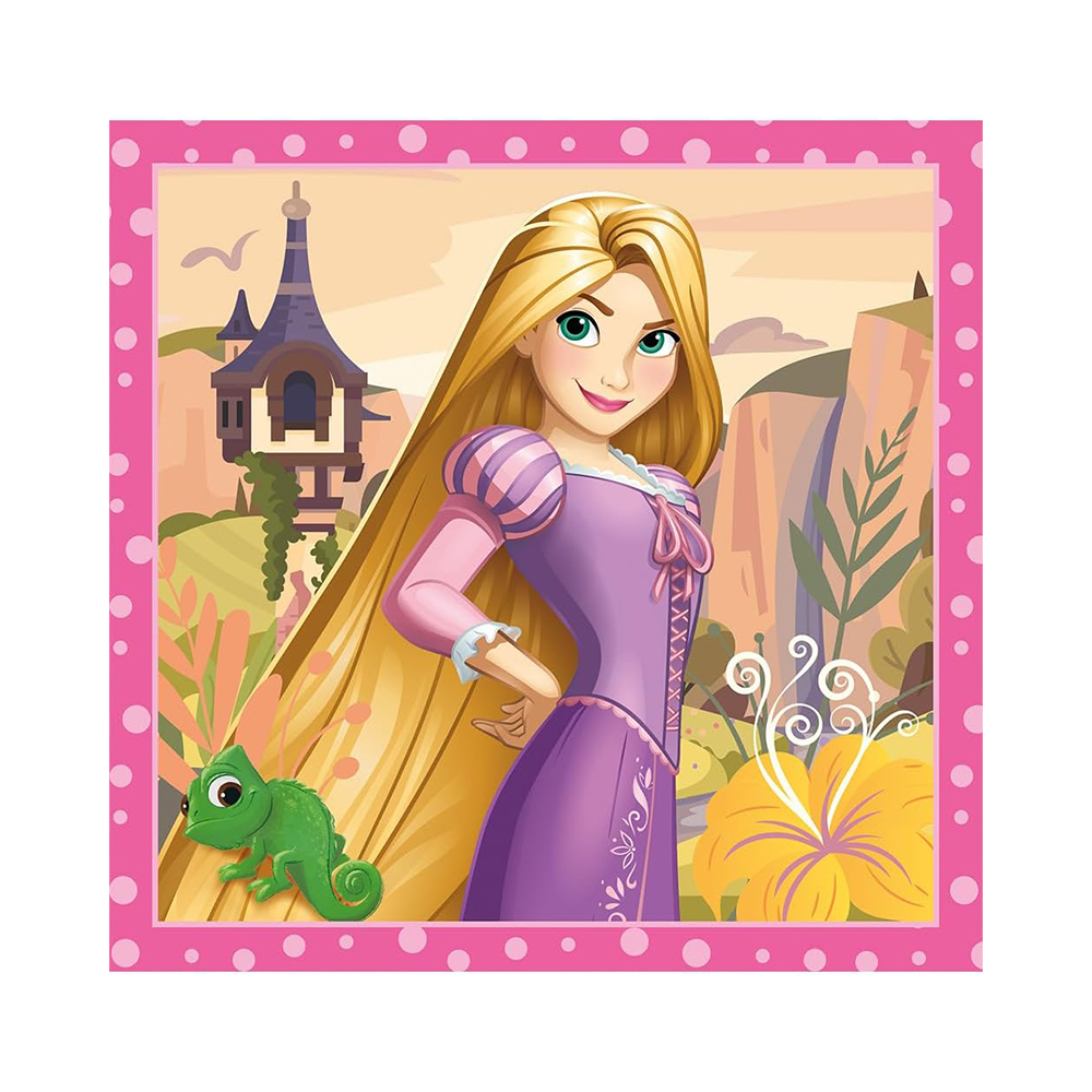 Trefl Puzzles - 3in1 - Beautiful flowers / Disney Princess - Image 4