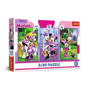 Trefl Puzzles - 3x80 - Minnie and friends / Disney Minnie_FSC Mix 70%