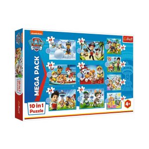 Trefl Puzzles - 10in1 - Reliable PAW Patrol team / Viacom PAW Patrol
