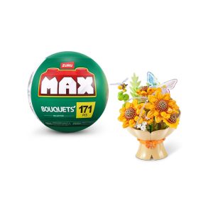 Zuru - MAX Build More Premium Bouquet''s Collection - Yellow Flowers Real LED Light Up (171 PCS)