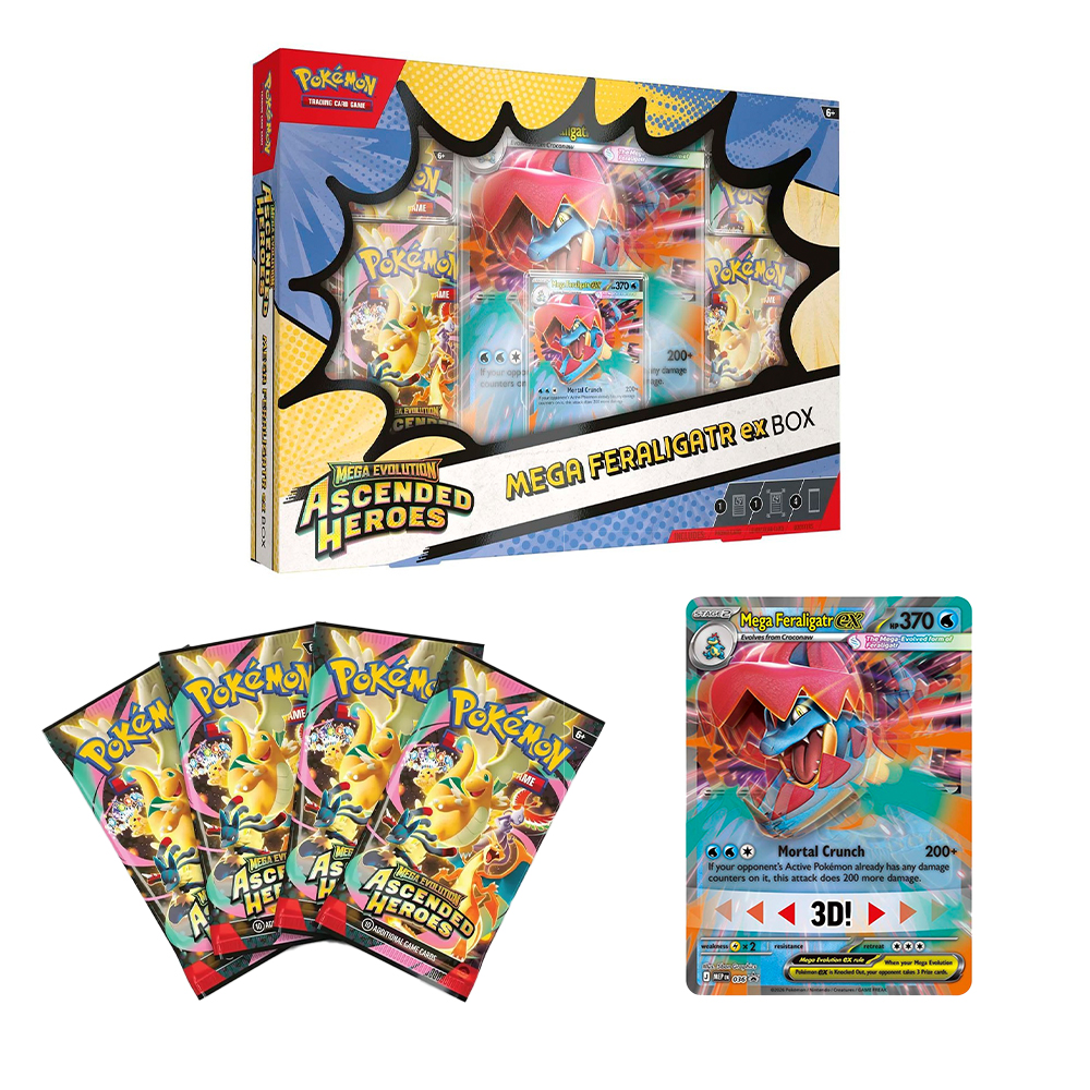 Nintendo - Games: Pokemon Trading Cards Game (TCG) - Mega Evolution Ascended Heroes ME2.5 Mega EX 3 Assortment (One Random Piece) - Image 3