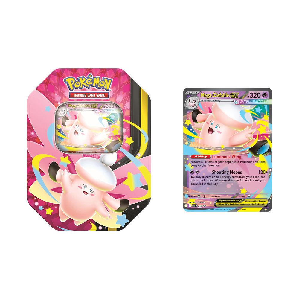 Nintendo - Games: Pokemon Trading Cards Game (TCG) - Mega Moonlit Tin 2 Assortment (One Random Piece) - Image 3