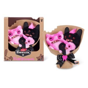 ZURU - Fuggler - Fugg Bouquet Series 1 Plush - Munch Munch, Reek-o & Munch-o (2*9 Inch & 3.5 Inch)