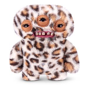 ZURU - Fuggler - Baddies Series 1 Plush - Leopard Annoyed Alien (9 Inch)