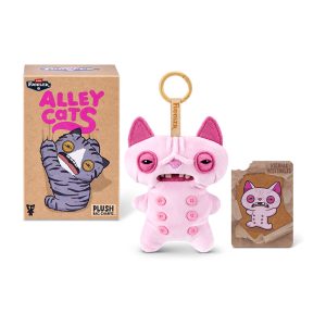 ZURU - Fuggler - Alley Cats Series 1 Keyrings Plush Blind Box (One Random Piece) (5 inch) (CDU6PCS)