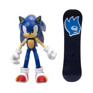 Jakks Games: Sonic the Hedgehog 35th Anniversary - Sonic with Snowboard (4 Inch)