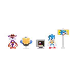 Jakks Games: Sonic the Hedgehog - Sonic Vs Fang Action Figure Diorama Set (2.5 Inch)