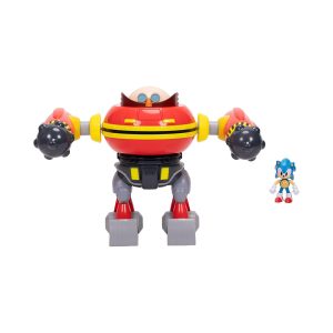 Jakks Games: Sonic the Hedgehog - Hammer Egg Robot with Sonic Action Figure (2.5 Inch)