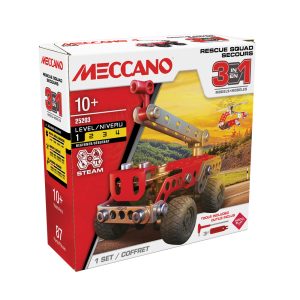 Spin Master - Meccano 3In1 Multi Model Set Fire Truck (87 Piece)