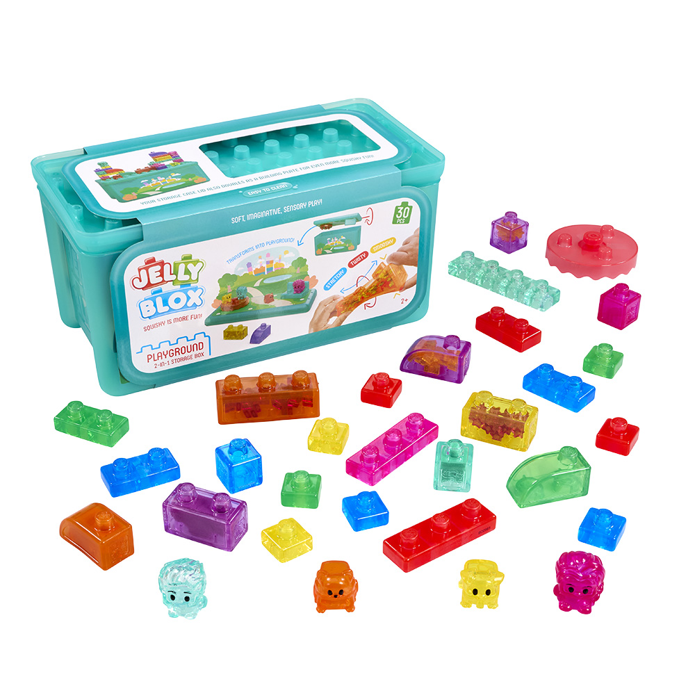 Jelly Blox Playground 2-In-1 Storage Box (30 PCS)