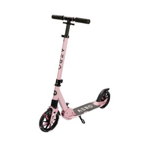 Aero - A5 Two LED Wheels Foldable Kick Scooter - Pink