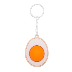 Soft Half Boil Egg Clickers Keychain (50PCS/Pack)