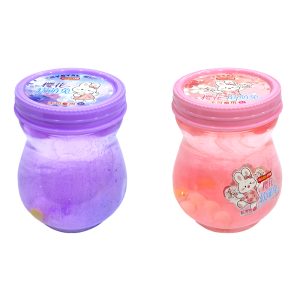 Hol Lucky - Cherry Blossom Soft Cute Rabbit Bubbling Glue Crystal Mud Slime 2 Assortment (CDU12PCS) (One Random Piece)