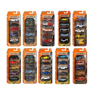 Mattel Matchbox 1:64 Scale Die-Cast Toy Cars Or Trucks, Set Of 5 (One Random Piece)