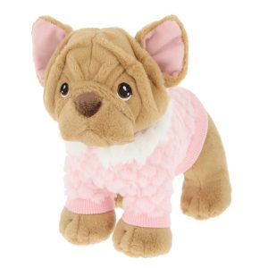 Keel Toys - Keeleco: French Bulldog Puppy in Outfit Soft Plush 4 Assorted (18cm)