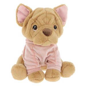 Keel Toys - Keeleco: French Bulldog Puppy in Hoodie Soft Plush 4 Assorted (18cm)