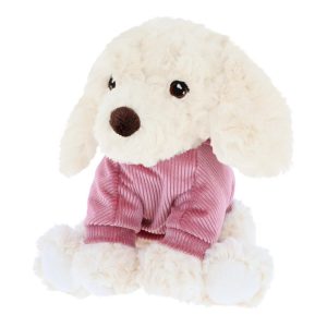 Keel Toys - Keeleco: Bichon Frise Puppy in Hoodie Soft Plush 4 Assorted (18cm)