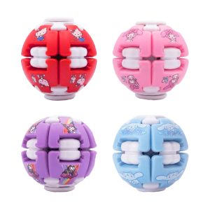 Girls Fingertip Stress Spinner Fidget Toys (CDU24PCS) (One Random Piece)