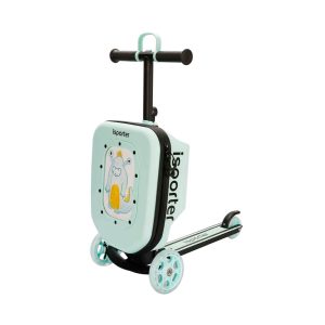 Aero - ISPORTER K3 Three Wheels with Luggage Foldable Kick Scooter - Mint