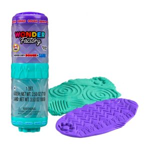 MGA - Wonder Factory - Never Dry Dough & Sand Mix Up 2 Pack  Purple Dough & Teal Sand