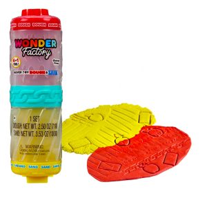 MGA - Wonder Factory - Never Dry Dough & Sand Mix Up 2 Pack  Red Dough & Yellow Sand