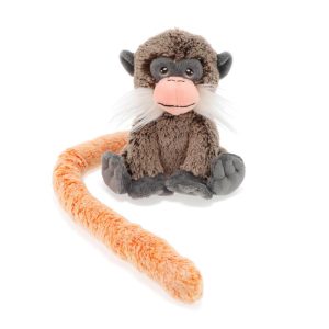 Keel Toys - Keeleco: Tamarin Monkey Tails 4 Assorted Soft Plush (18cm)