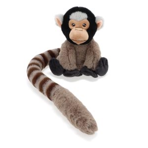 Keel Toys - Keeleco: Ring-Tailed Lemur Monkey Tails 4 Assorted Soft Plush (18cm)