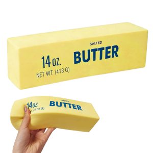 Squish Mart Butter Squishy PU 14 OZ Large Slow Rising PU CDU6PCS